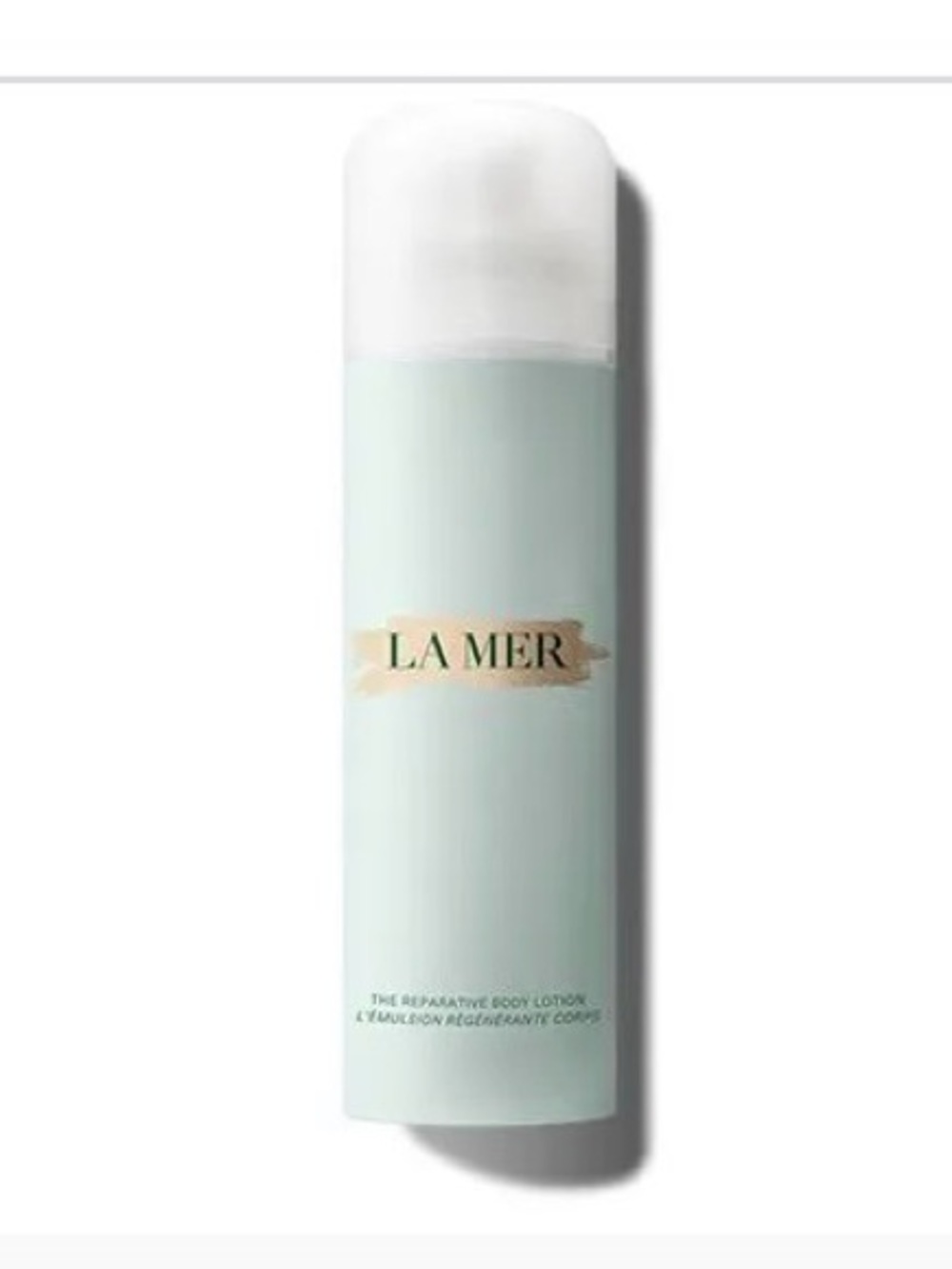 La Mer Body Lotion in Mint Green with Gold Logo sealed and new